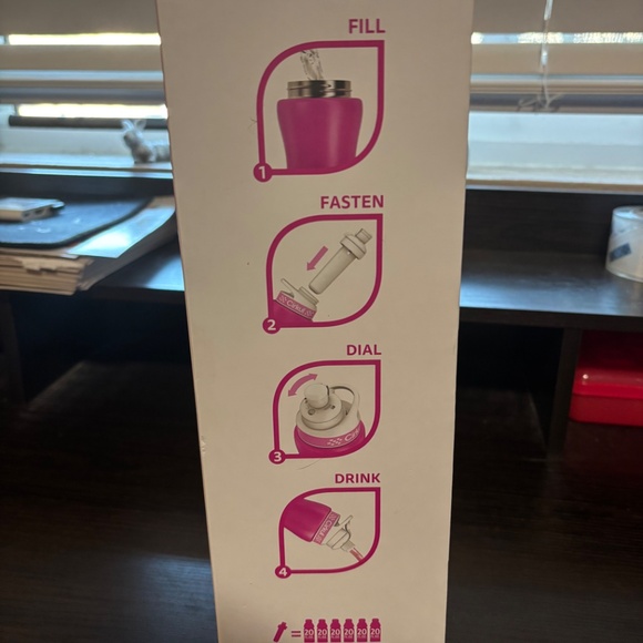 Cirkul 32oz Pink Stainless Steel Starter Kit - Picture 3 of 4